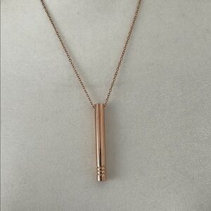 Anti anxiety Rose Gold Pendant Necklace